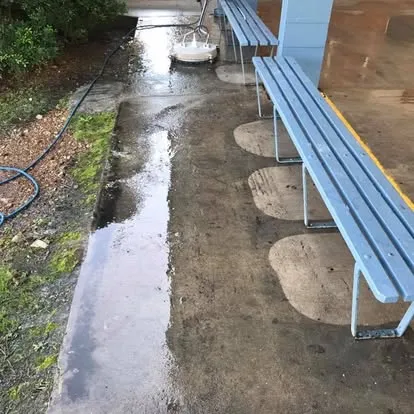 Commercial Exterior Cleaning before example 1